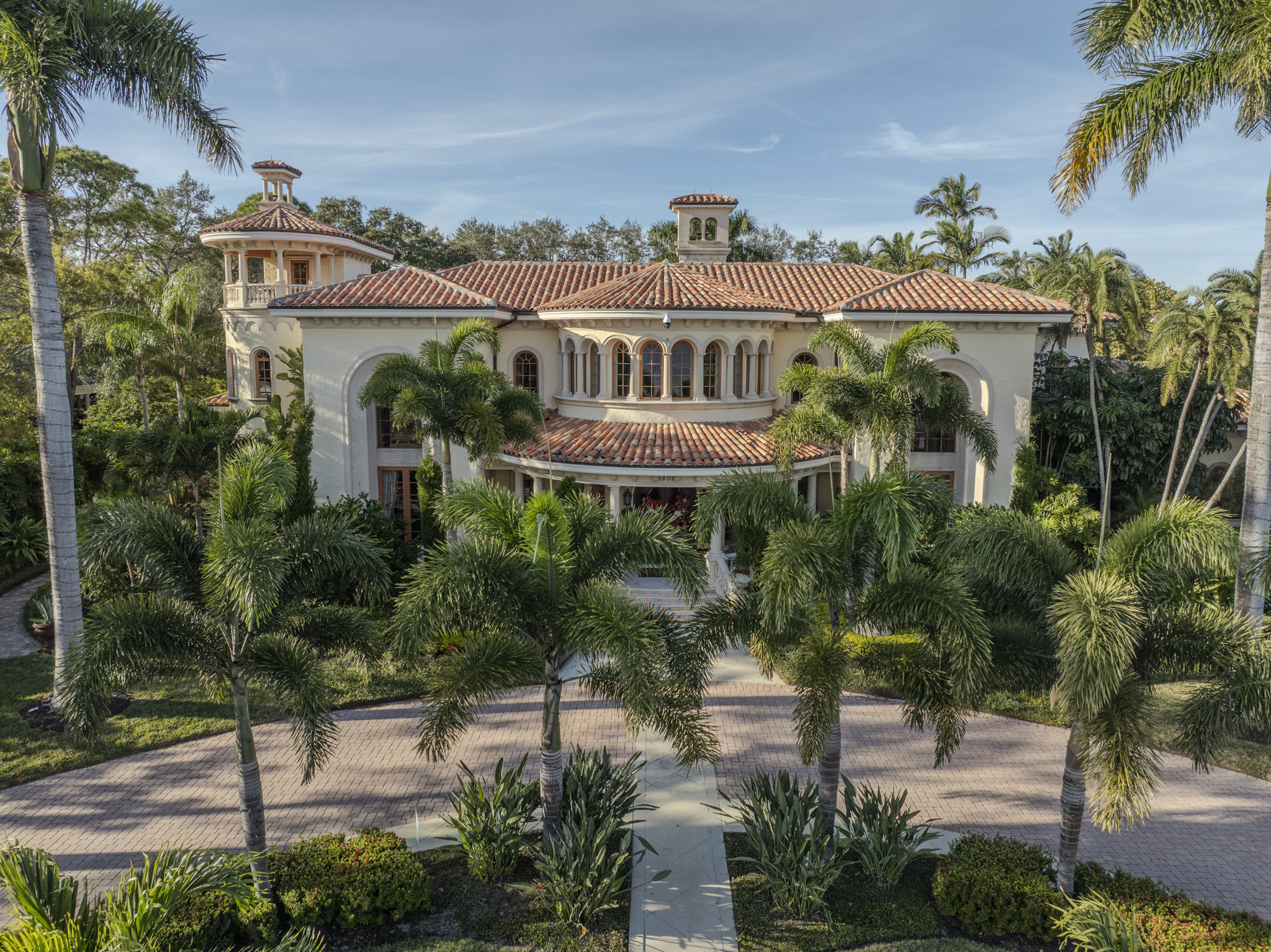Luxury property aerial showcase